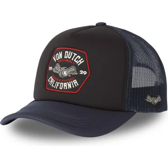 Braune und marineblaue Trucker-Kappe FOAM02 von Von Dutch