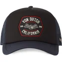 von-dutch-foam02-braun-und-marineblau-trucker-kappe