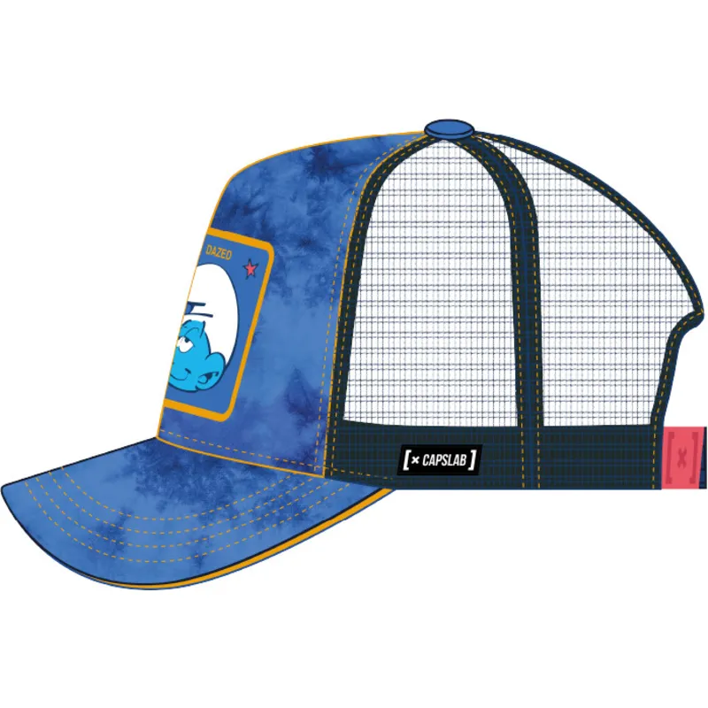 truckerkeps-bla-dazed-smu-cham-smurfarna-fran-capslab