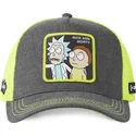 cepice-zaoblena-zadne-zvire-seda-snapback-rick-rem6-loo-rick-a-morty-rick-and-morty-capslab