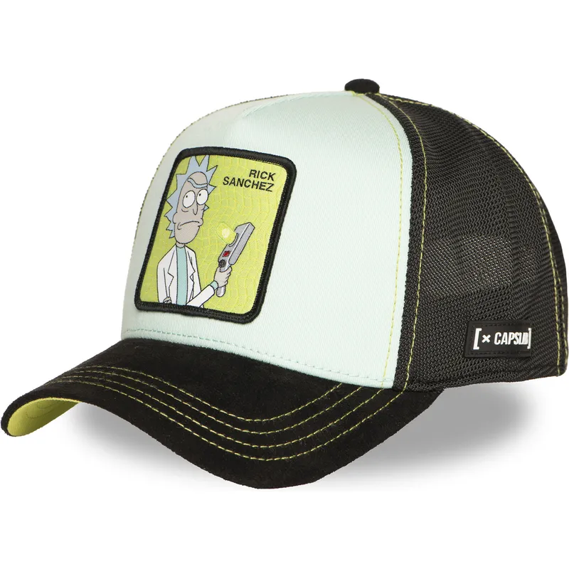 bla-och-svart-trucker-keps-rick-sanchez-rem6-gun-rick-och-morty-fran-capslab