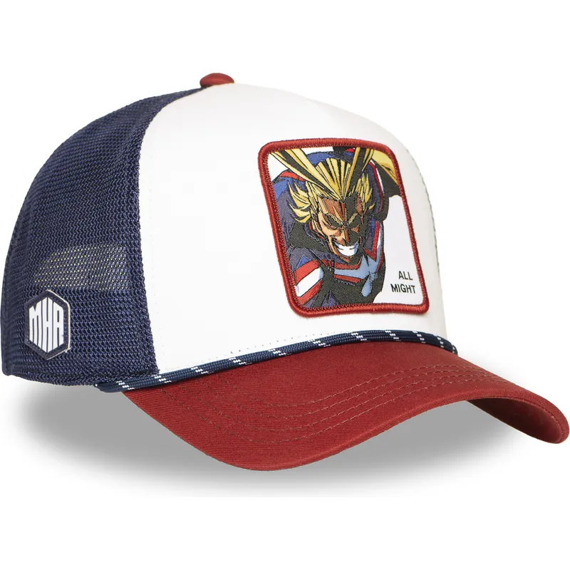 trucker-cap-mehrfarbig-all-might-mha2-all-my-hero-academia-von-capslab