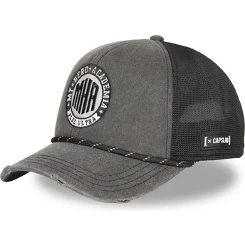 Čepice zaoblená žádné zvíře šedá snapback Plus Ultra MHA2 LMH My Hero Academia Capslab
