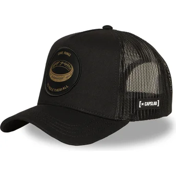 Čepice zaoblená černá snapback LOTR RIN2 Jeden prsten Pán prstenů Capslab
