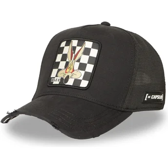 Gorra trucker negra Coyote LOO12 WIL Looney Tunes de Capslab