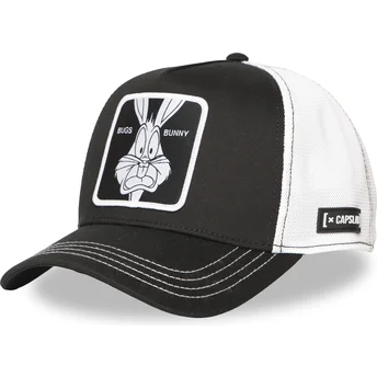 Svart och vit trucker-keps Bugs Bunny LOO12 BUG CT Looney Tunes från Capslab