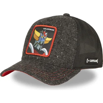 Trucker-Cap schwarz Robot Grendizer Goldorak GOL6 ROB Robot Grendizer von Capslab