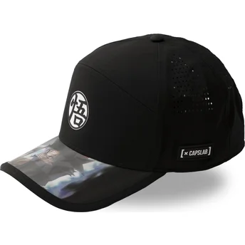 Καπέλο μαύρο καμπυλωτό ρυθμιζόμενο Son Goku DBS7 ULT Dragon Ball από Capslab