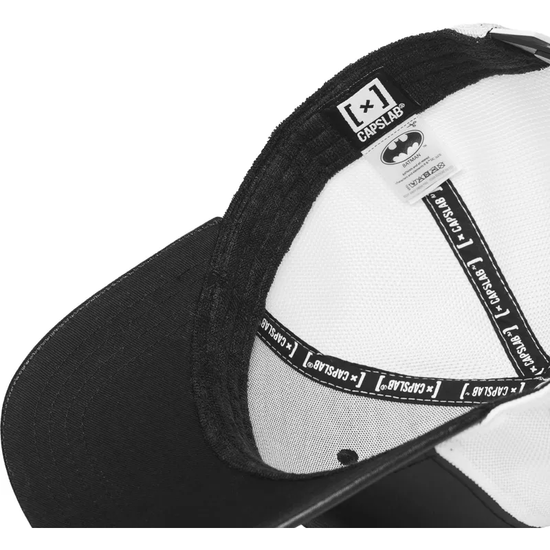 capslab-batman-dc10-bat-dc-comics-svart-och-vit-truckerkeps