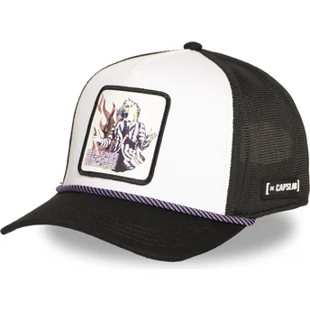 Gorra trucker negra y blanca Beetlejuice BTJ BEE Beetlejuice de Capslab