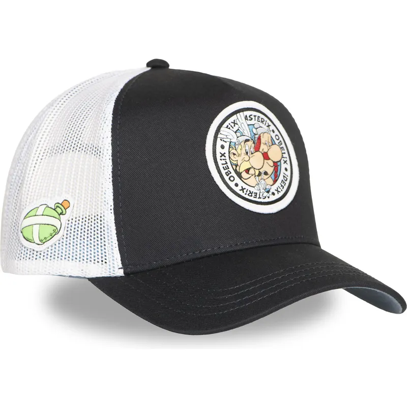 cepice-zaoblena-cerna-snapback-obelix-e-idefix-ast2-crw-asterix-capslab