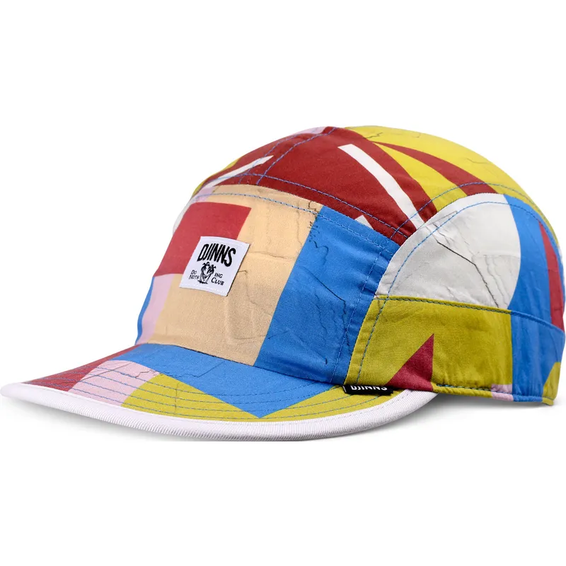 verstellbare-mehrfarbige-curved-cap-geometric-bright-soft-fc-von-djinns