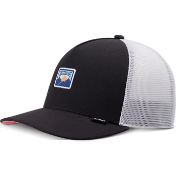 Cap zaoblená black snapback Djinns