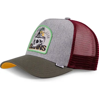 Čepice zaoblená vícebarevná snapback Scull Do Nothing Club HFT Djinns