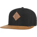 cepice-rovna-cerna-snapback-honey-knit-djinns