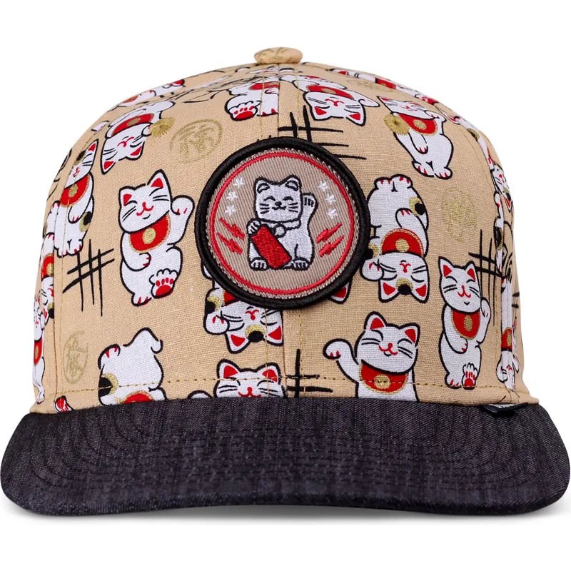snapback-lucky-cat-linen-djinns