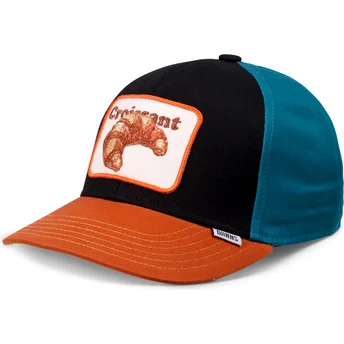 Καπέλο καμπύλο πολύχρωμο snapback για αγόρι Food Croissant Basic από την Djinns