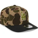cepice-zaoblena-maskacova-nastavitelny-pasek-19twenty-brushed-cotton-three-looms-duck-los-angeles-dodgers-mlb-new-era