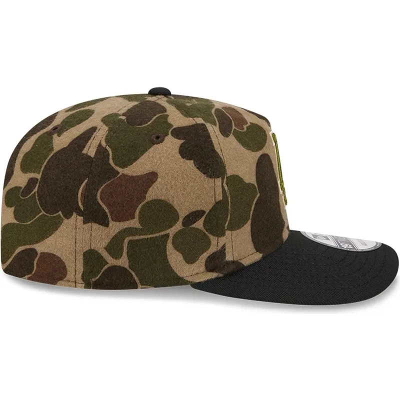 cepice-zaoblena-maskacova-nastavitelny-pasek-19twenty-brushed-cotton-three-looms-duck-los-angeles-dodgers-mlb-new-era
