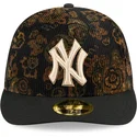 new-york-yankees-mlb-new-era-59fifty-low-profile-floral-cord-three-looms-printed-corduroy-svart-bojd-passform-keps