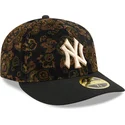 cap-zaoblena-black-ajustada-59fifty-low-profile-floral-cord-three-looms-printed-corduroy-new-york-yankees-mlb-new-era