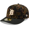 svart-bojd-passform-59fifty-low-profile-floral-cord-three-looms-printed-corduroy-detroit-tigers-mlb-keps-fran-new-era