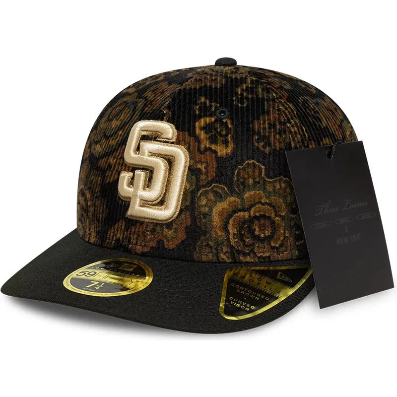 59fifty-low-profile-floral-cord-three-looms-printed-corduroy-san-diego-padres-mlb-new-era