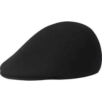 Beret black Boina negra Seamless Wool 507 Black Kangol