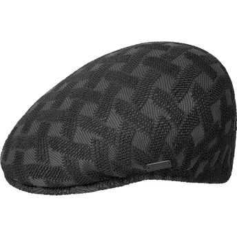 Barety černá Cross Weave 504 Black Kangol