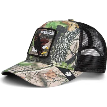 Goorin Bros. Kappe Trucker Tarnung Adler Freedom Eagle Camouflage Seasonal Real Tree The Farm.