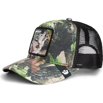 Čepice zaoblená žádné zvíře maskáčová snapback lobo Lone Wolf Camouflage Seasonal Real Tree The Farm The Farm de Goorin Bros.
