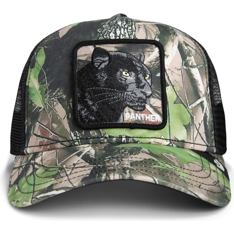 cepice-zaoblena-zadne-zvire-maskacova-snapback-pantera-panther-camouflage-seasonal-real-tree-the-farm-the-farm-de-goorin-bros