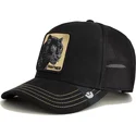 svart-trucker-keps-panter-panther-golden-suede-the-farm-fran-goorin-bros