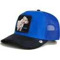 cepice-zaoblena-modra-snapback-flex-suede-the-farm-goorin-bros