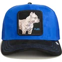 cepice-zaoblena-modra-snapback-flex-suede-the-farm-goorin-bros