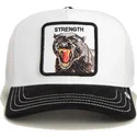 gorra-trucker-blanca-y-negra-pantera-strength-panther-suede-the-farm-de-goorin-bros