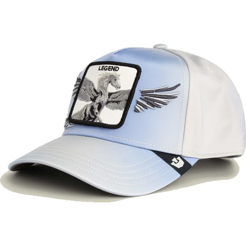ljusbla-kurvkeps-snapback-pegaso-legend-flare-up-wings-the-farm-fran-goorin-bros