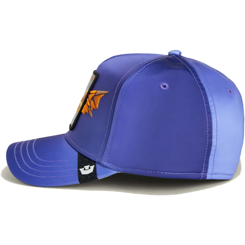 gorra-curva-violeta-snapback-dragon-fury-hell-hath-no-wings-the-farm-de-goorin-bros