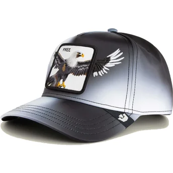 Goorin Bros. Svart kurvad snapback keps med örn Free...