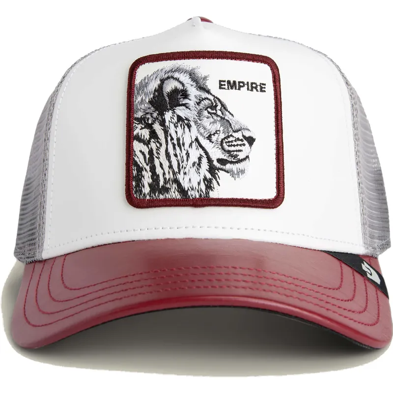 gorra-trucker-blanca-y-roja-leon-empire-courtside-the-farm-de-goorin-bros