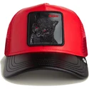 gorra-trucker-roja-y-negra-gato-misfit-courtside-the-farm-de-goorin-bros