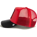 gorra-trucker-roja-y-negra-gato-misfit-courtside-the-farm-de-goorin-bros