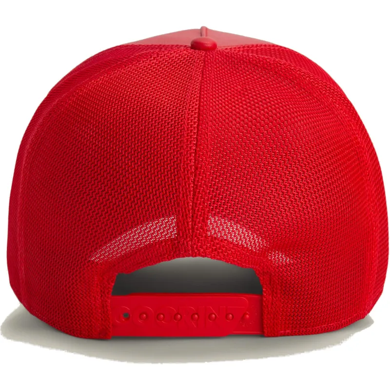 gorra-trucker-roja-y-negra-gato-misfit-courtside-the-farm-de-goorin-bros