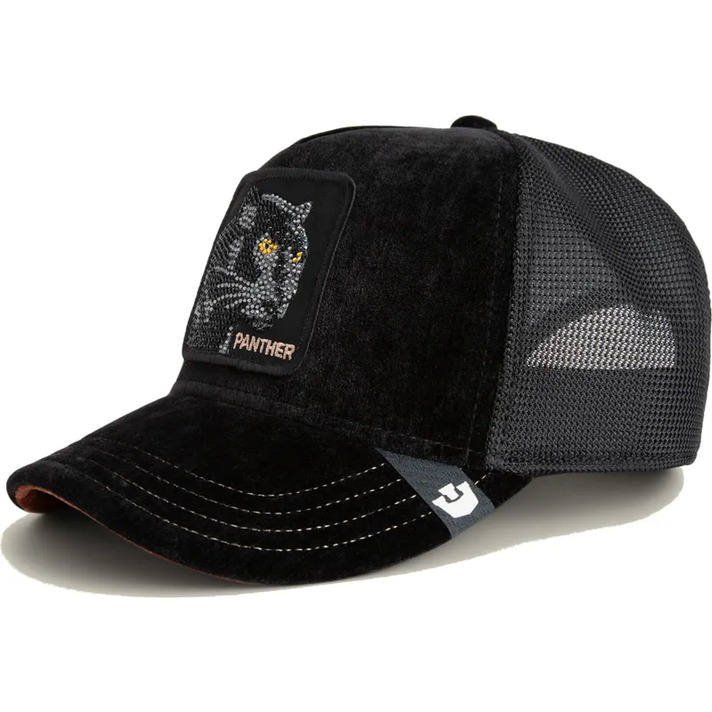 gorra-trucker-negra-pantera-iced-panther-jewel-tones-the-farm-de-goorin-bros