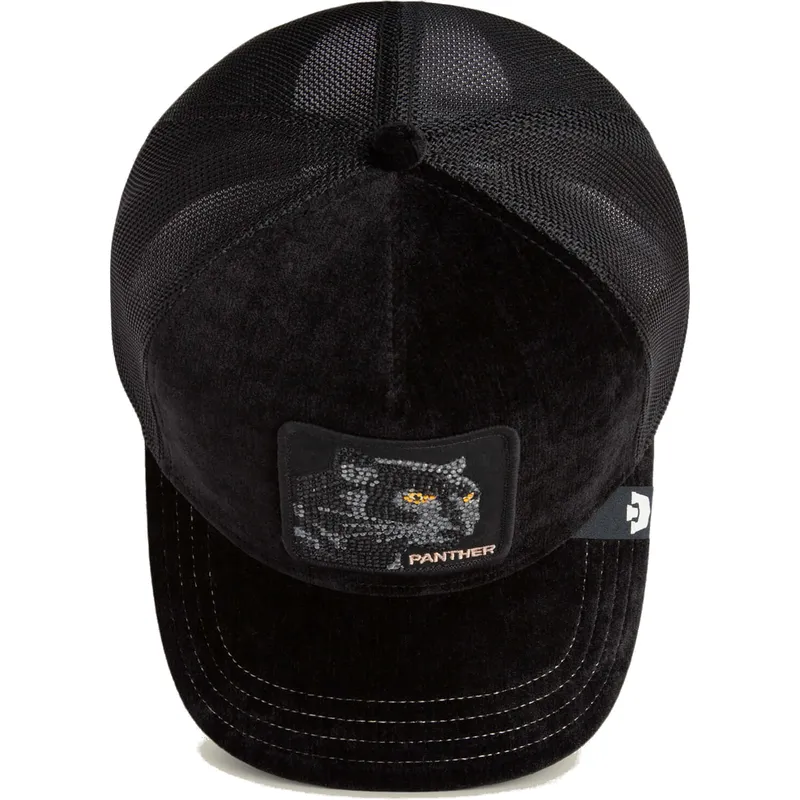 gorra-trucker-negra-pantera-iced-panther-jewel-tones-the-farm-de-goorin-bros