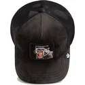 gorra-trucker-negra-pantera-strength-panther-velour-the-farm-de-goorin-bros