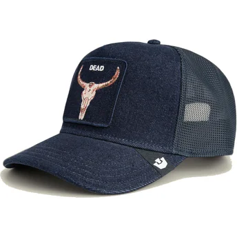 Čepice zaoblená žádné zvíře námořnická modrá snapback buey Dead Denim The Farm The Farm de Goorin Bros.