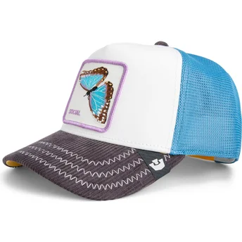 Gorra trucker multicolor mariposa Social Remix The Farm de Goorin Bros.