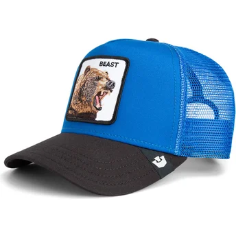 Gorra trucker azul y negra oso The Beast Sport The Farm de Goorin Bros.