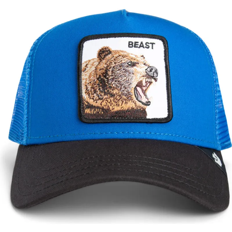gorra-trucker-azul-y-negra-oso-the-beast-sport-the-farm-de-goorin-bros